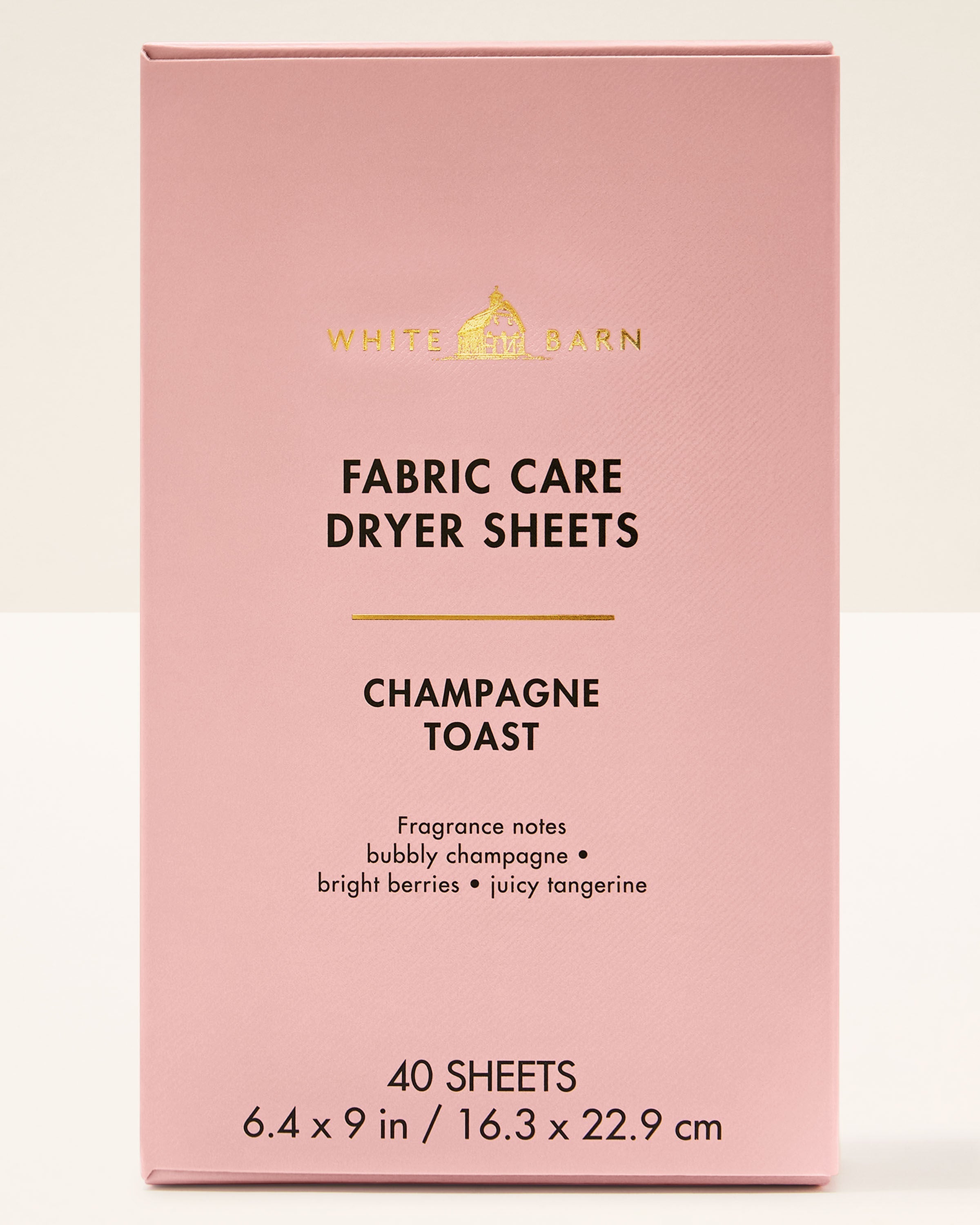 Champagne Toast Dryer Sheets