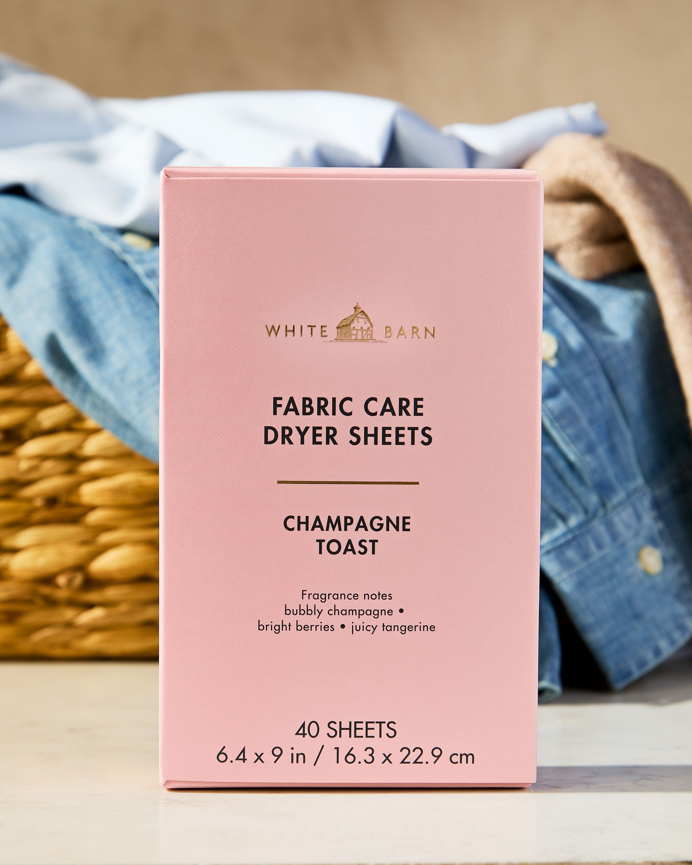 Champagne Toast Dryer Sheets