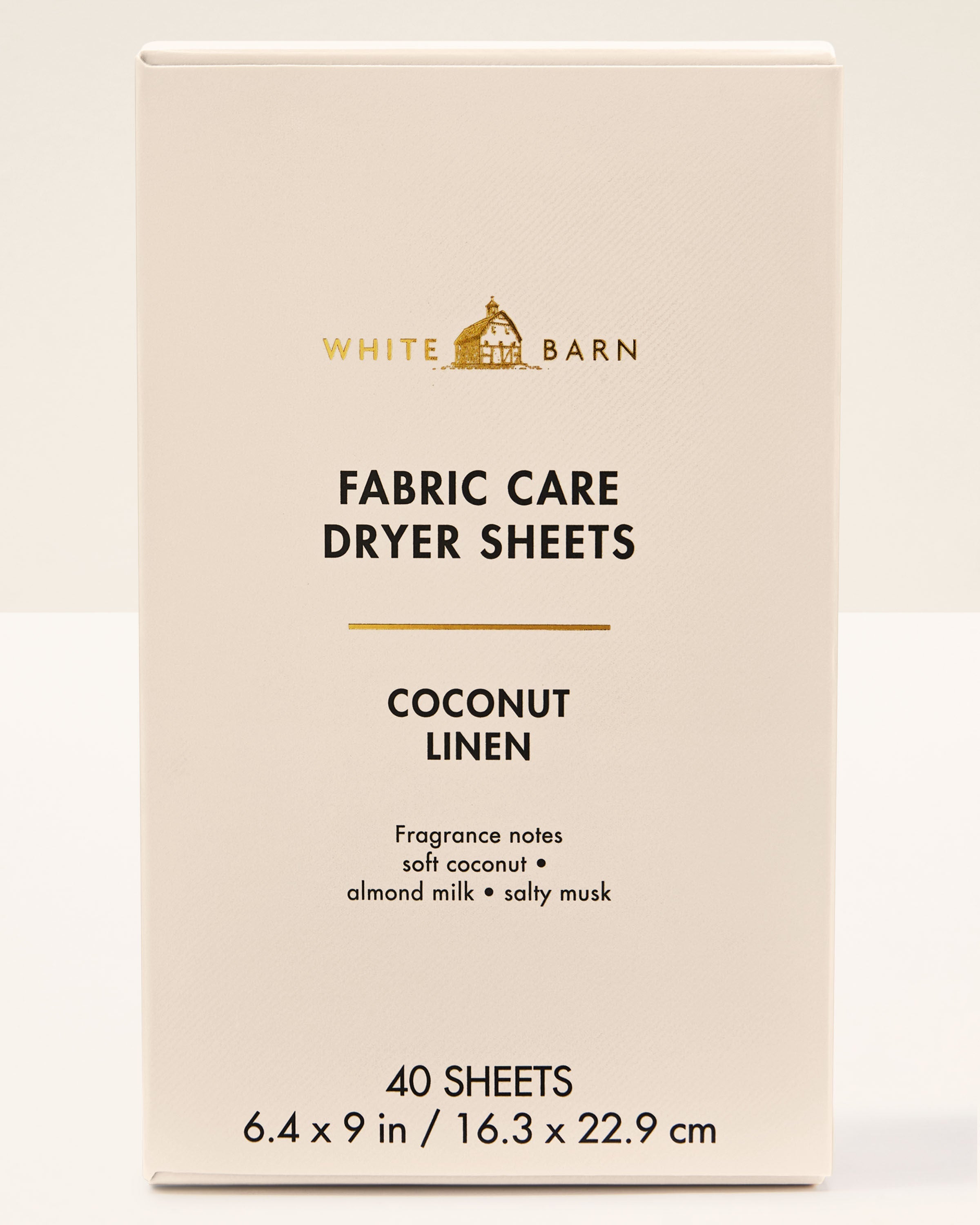 Coconut Linen Dryer Sheets