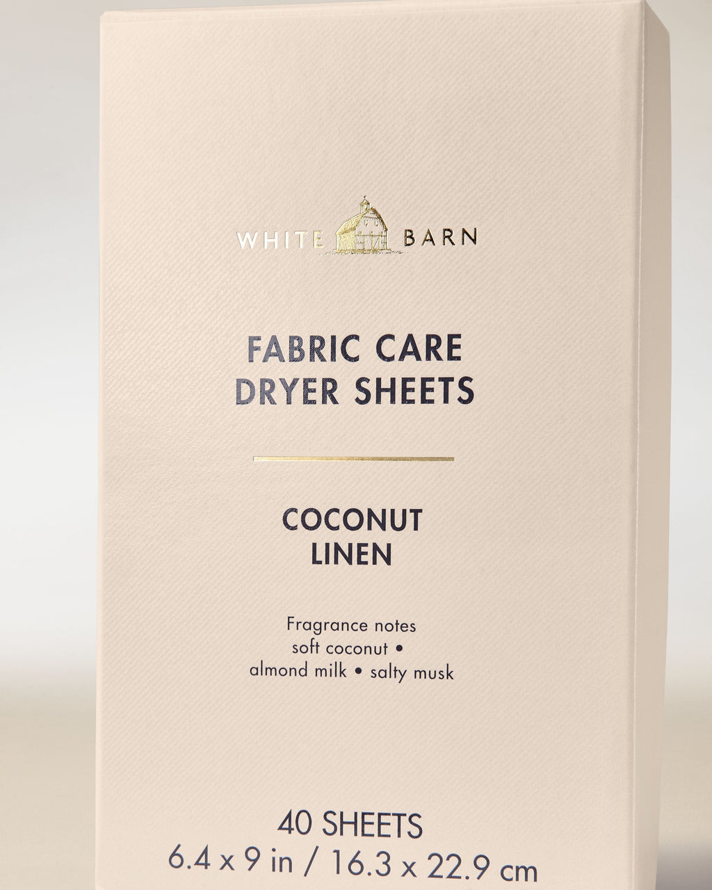 Coconut Linen Dryer Sheets