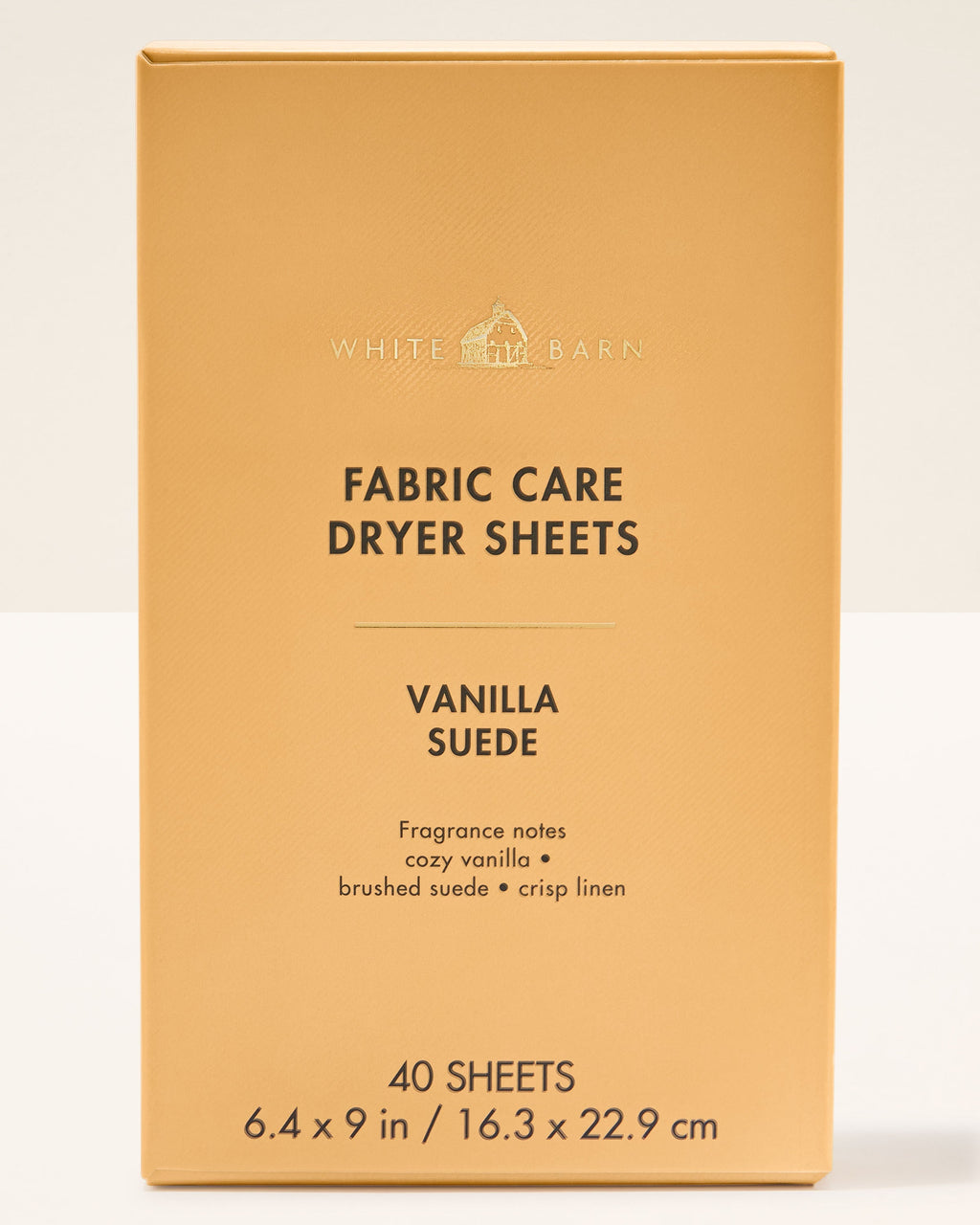 Vanilla Suede Dryer Sheets